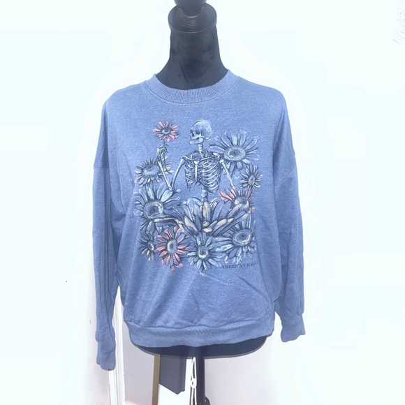 Blue Women’s Sweatshirt - Picture 1 of 2